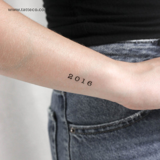 2016 Temporary Tattoo - Set of 3