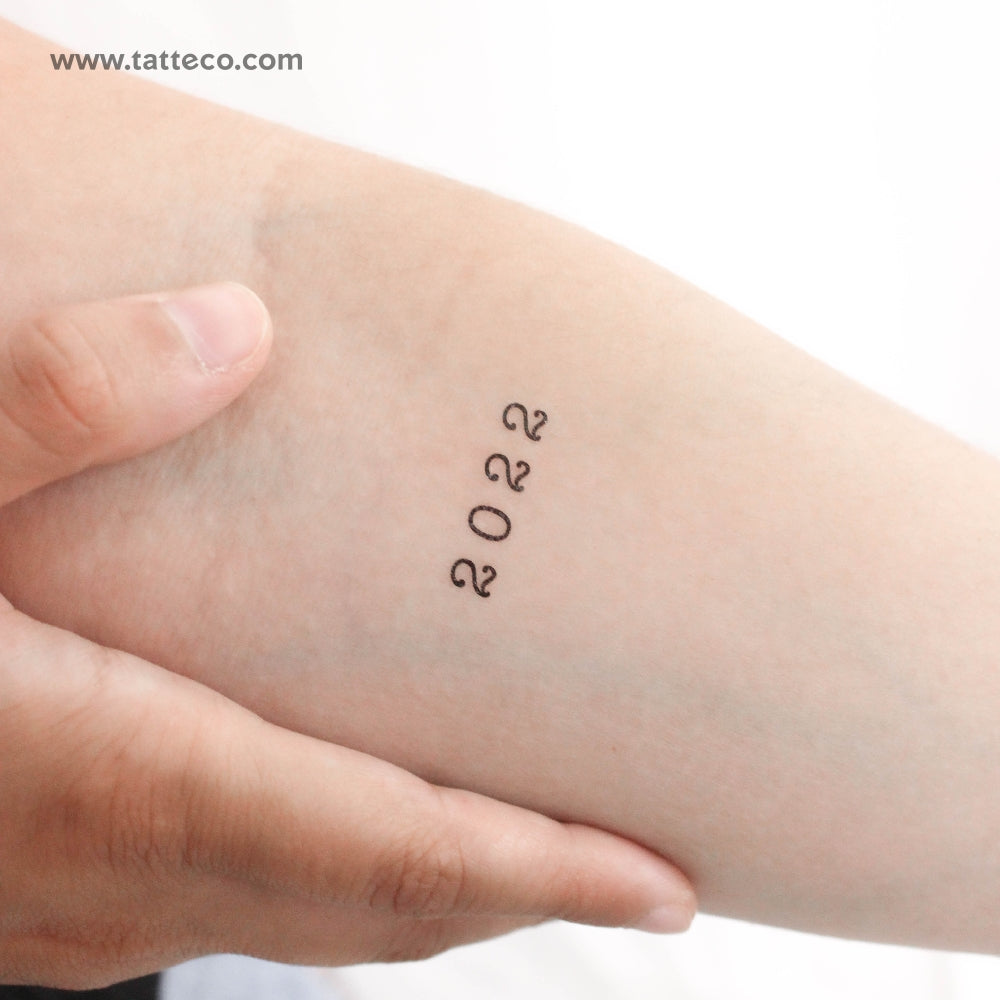 Tatuaje temporal 2022 - Juego de 3