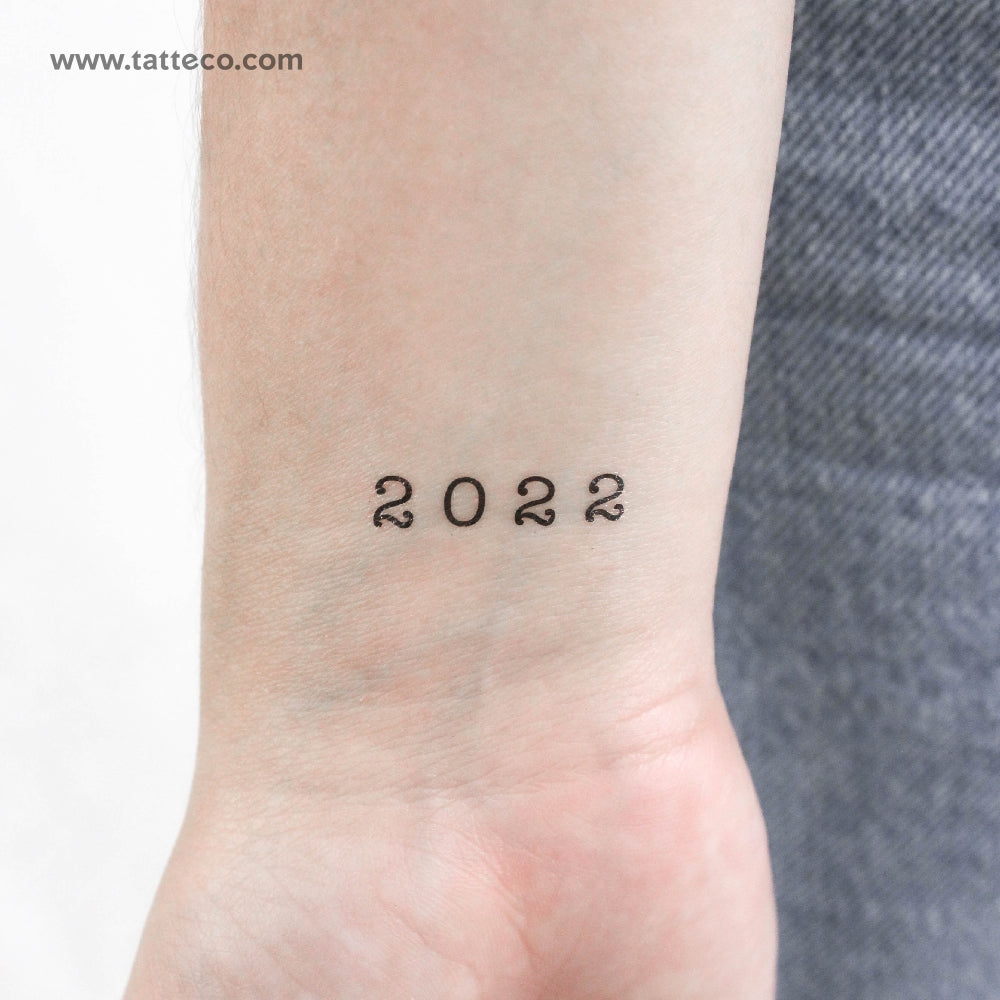 Tatuaje temporal 2022 - Juego de 3