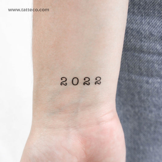 Tatuaje temporal 2022 - Juego de 3