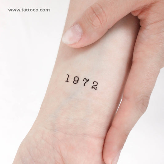 Tatuaje temporal de 1972 - Juego de 3