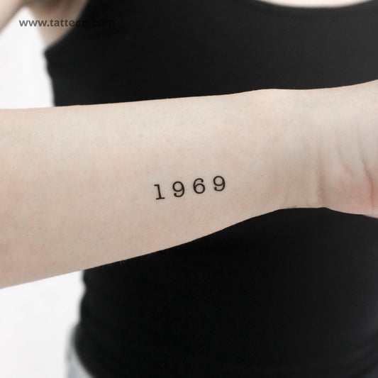 1969 Temporary Tattoo - Set of 3
