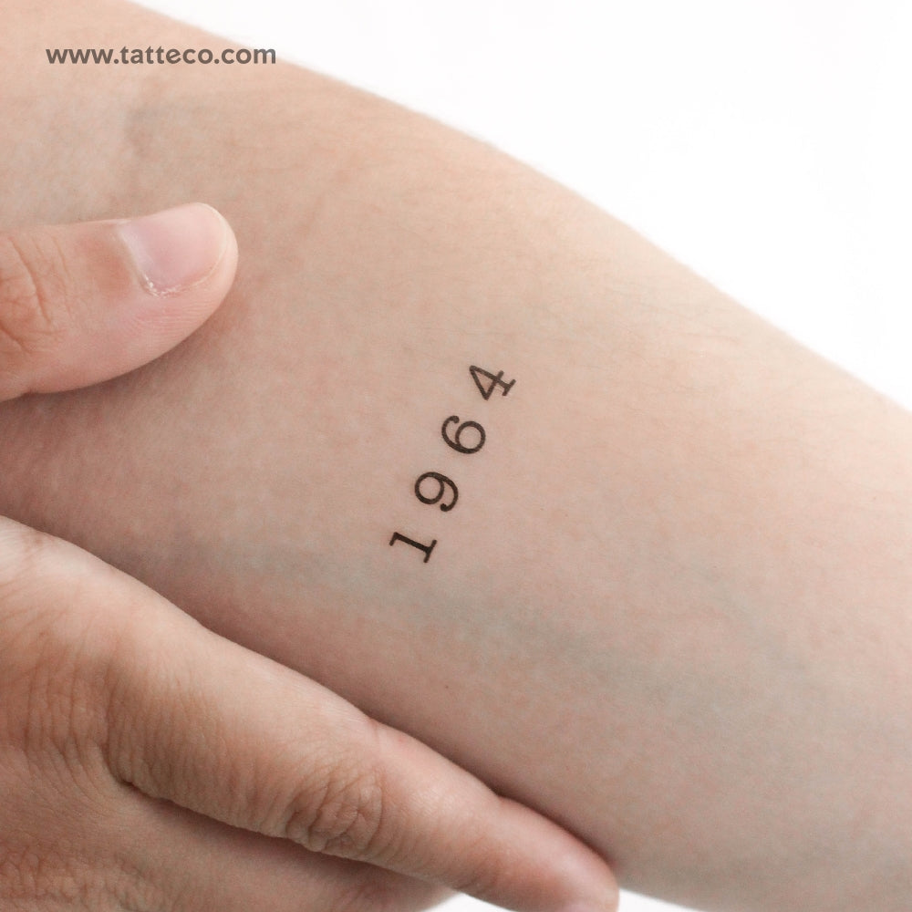 1964 Temporary Tattoo - Set of 3