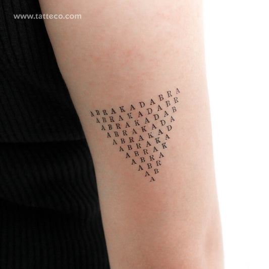 Abrakadabra Temporary Tattoo - Set of 3