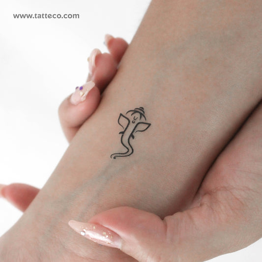 Tatuaje temporal de Ganesha - Juego de 3