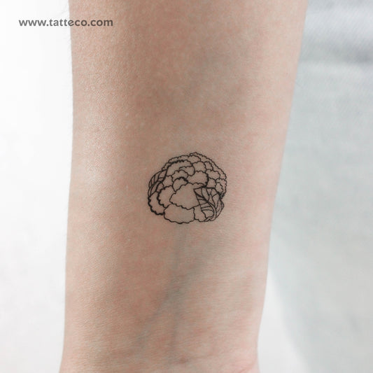 Cauliflower Temporary Tattoo - Set of 3