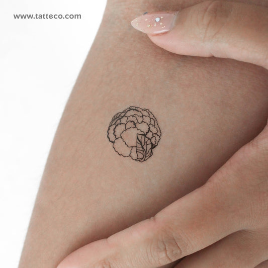 Cauliflower Temporary Tattoo - Set of 3