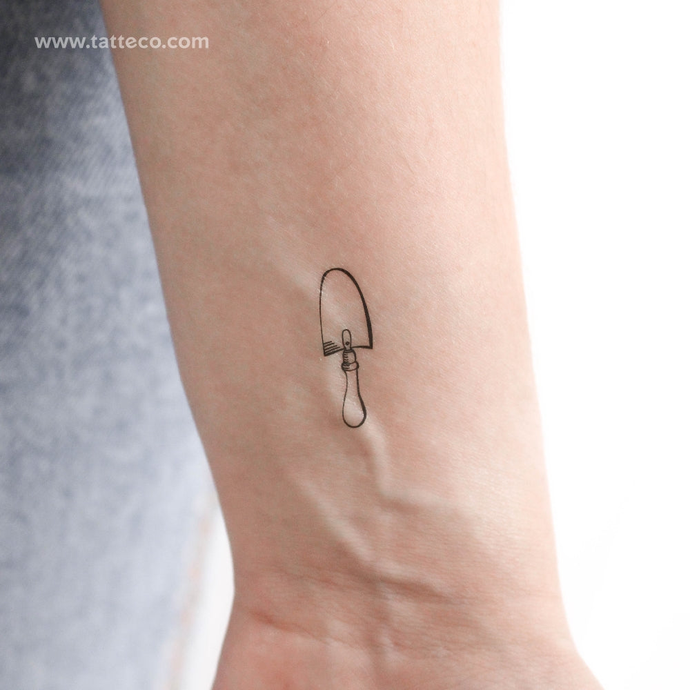 Trowel Temporary Tattoo - Set of 3