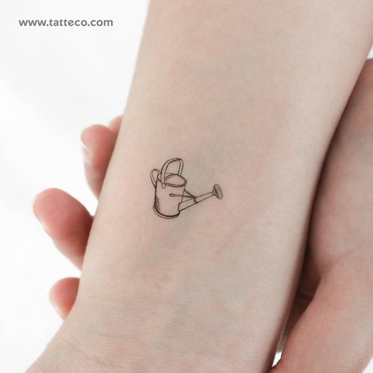 Watering Can Temporary Tattoo - Set of 3