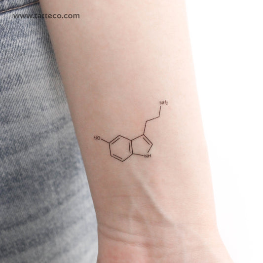 Tatuaje temporal de serotonina - Juego de 3