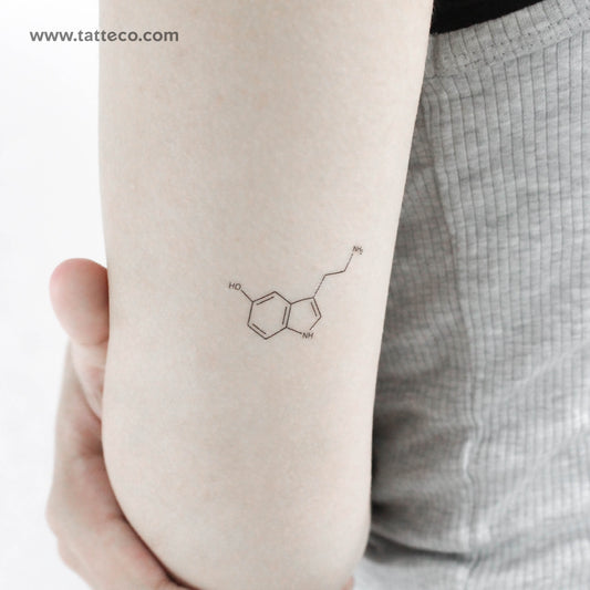 Tatuaje temporal de serotonina - Juego de 3