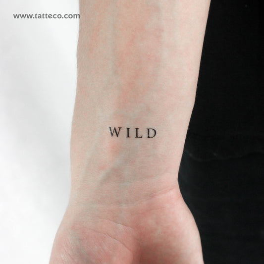 Tatuaje temporal WILD - Juego de 3
