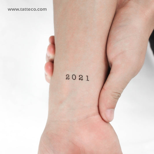 Tatuaje temporal 2021 - Juego de 3