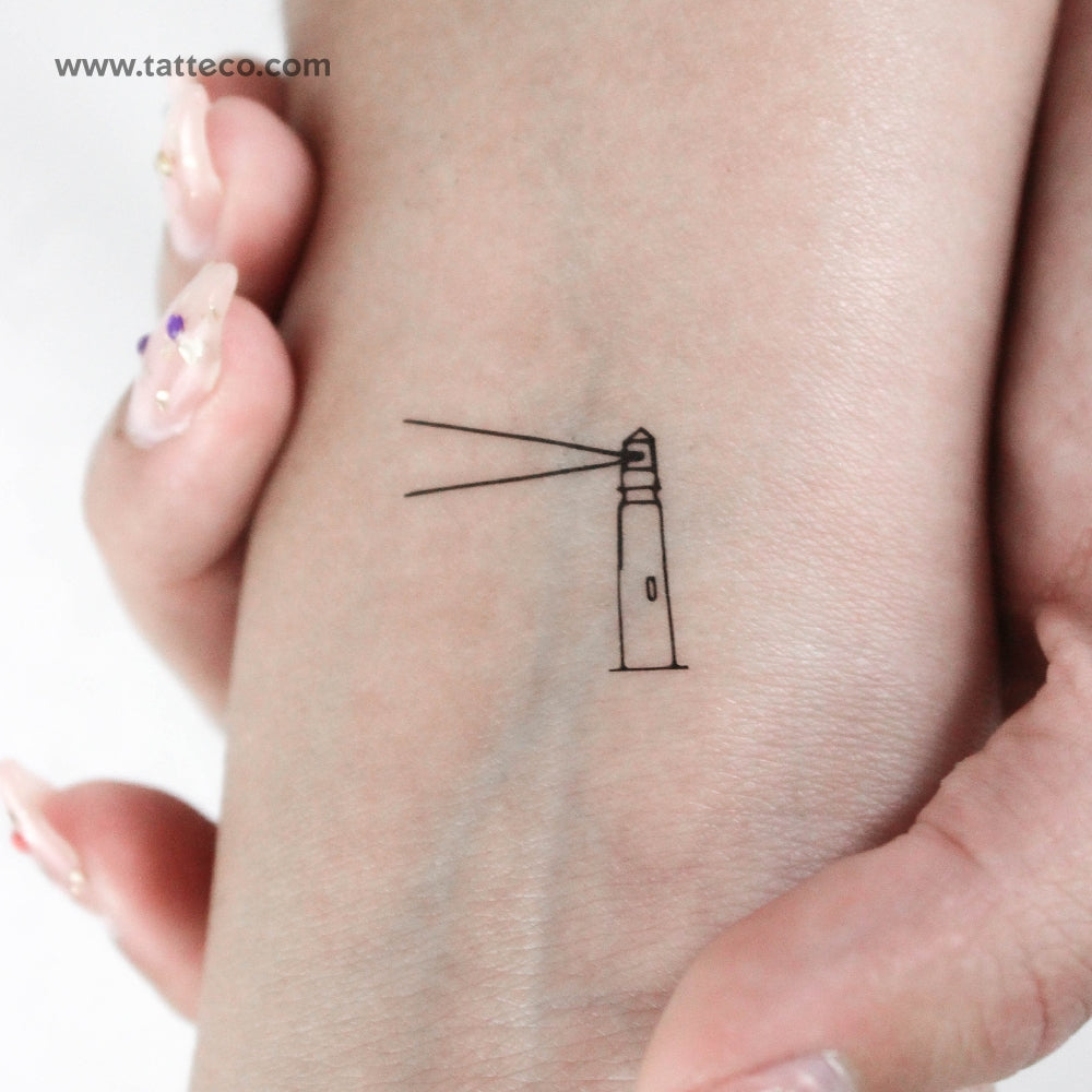 Lighthouse Temporary Tattoo - Set of 3