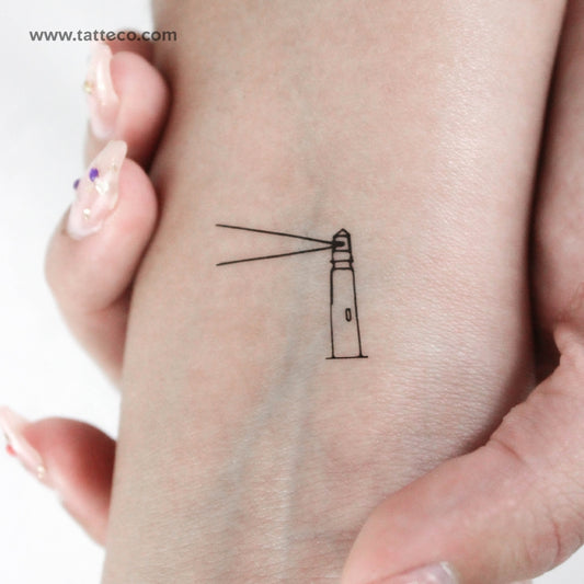 Lighthouse Temporary Tattoo - Set of 3