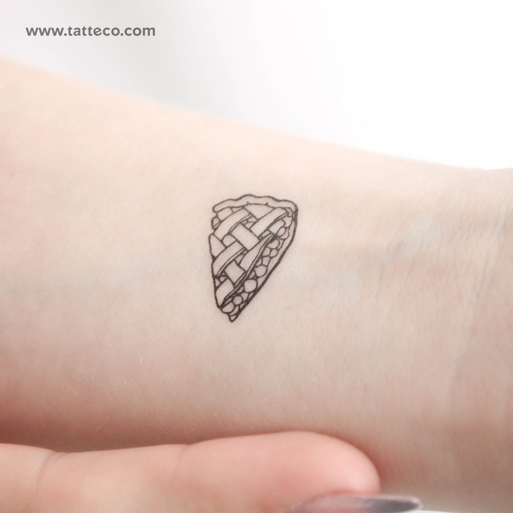 Apple Pie Temporary Tattoo - Set of 3