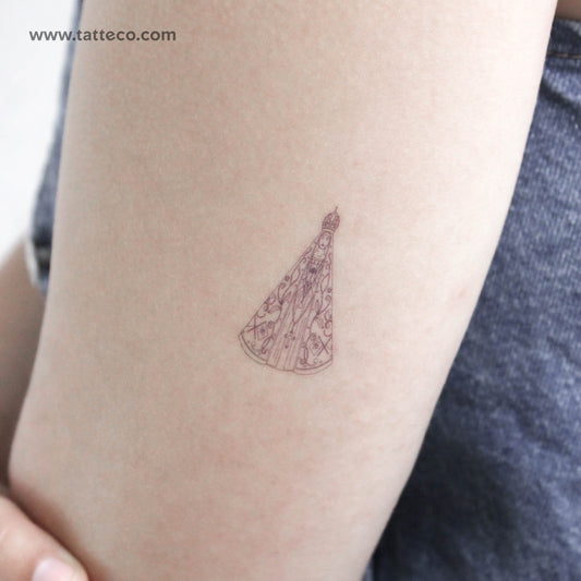 Nossa Senhora Aparecida Temporary Tattoo - Set of 3