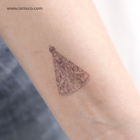 Nossa Senhora Aparecida Temporary Tattoo - Set of 3