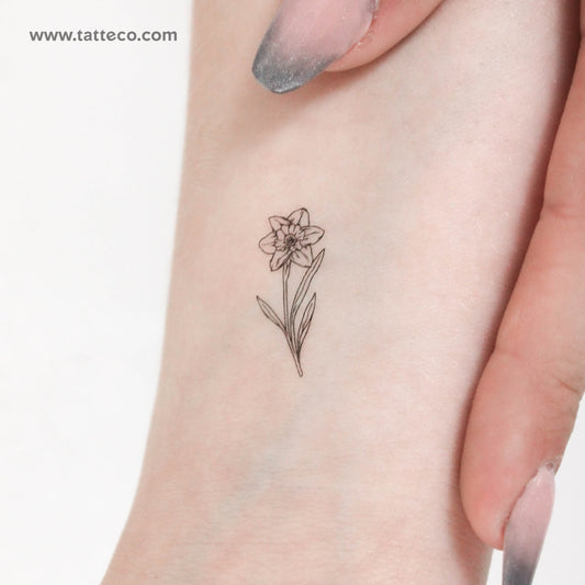 Narcissus Temporary Tattoo - Set of 3