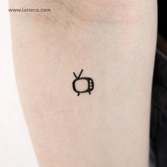 TV Temporary Tattoo - Set of 3