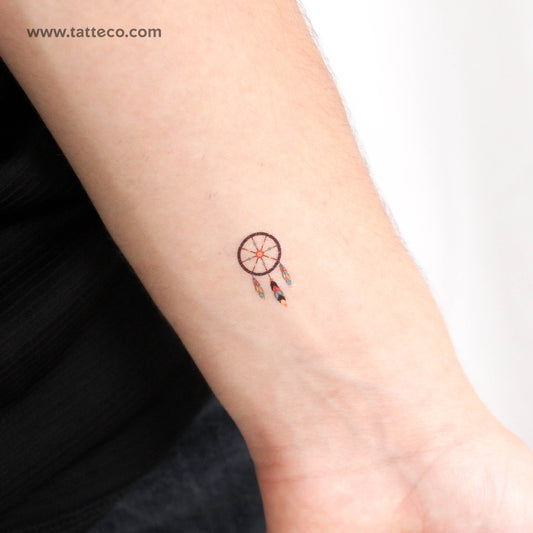 Color Dreamcatcher Temporary Tattoo - Set of 3
