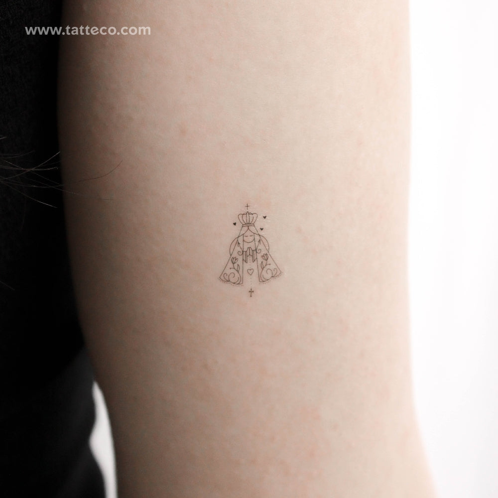 Our Lady Of Aparecida Temporary Tattoo - Set of 3