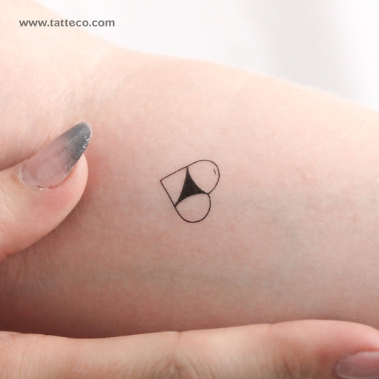 Butt Heart Temporary Tattoo - Set of 3