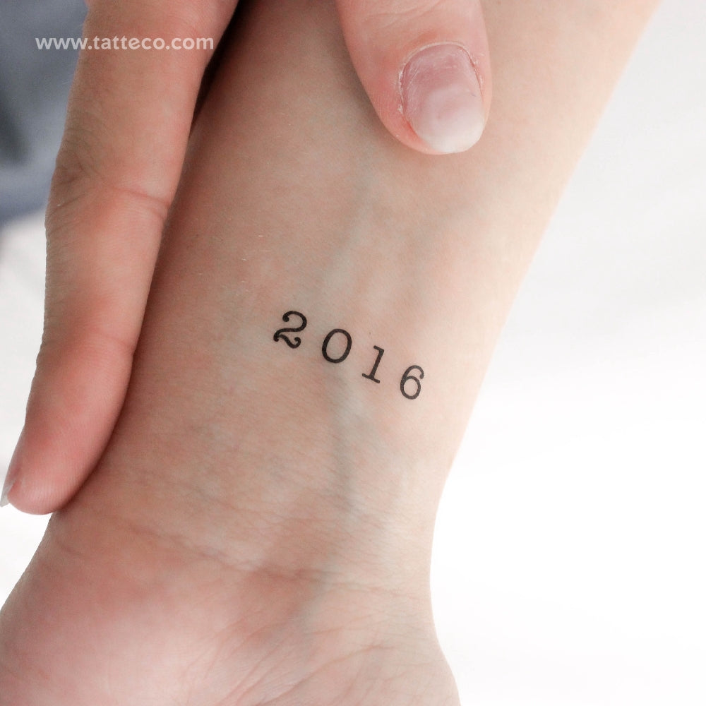 Tatuaje temporal 2016 - Juego de 3