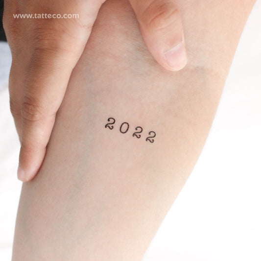 Tatuaje temporal 2022 - Juego de 3