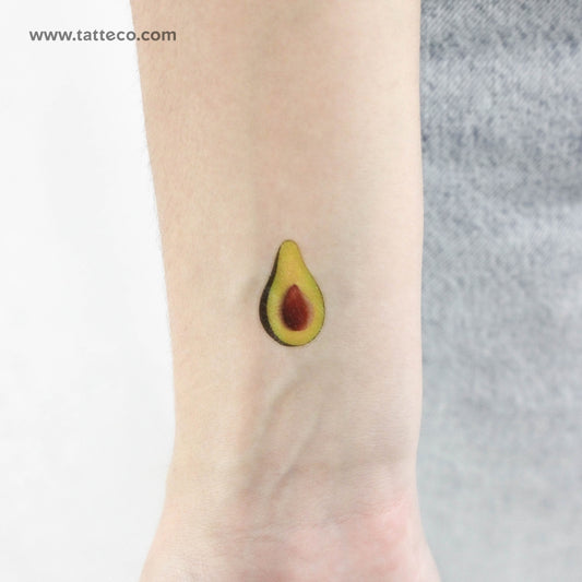 Tatuaje temporal de aguacate - Juego de 3