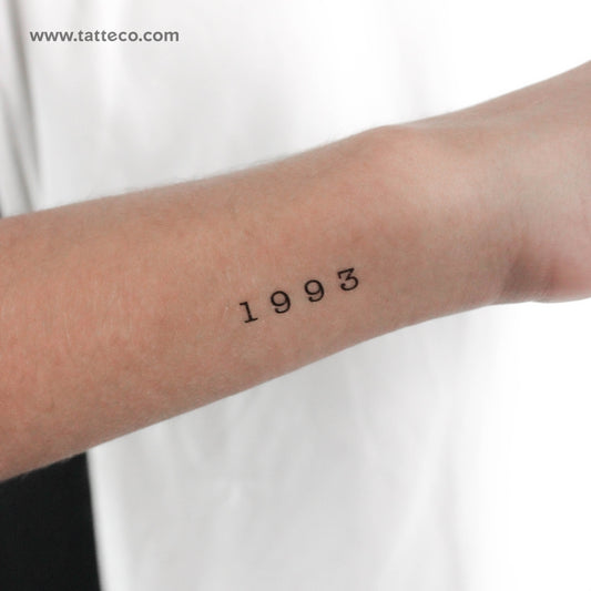 Tatuaje temporal de 1993 - Juego de 3