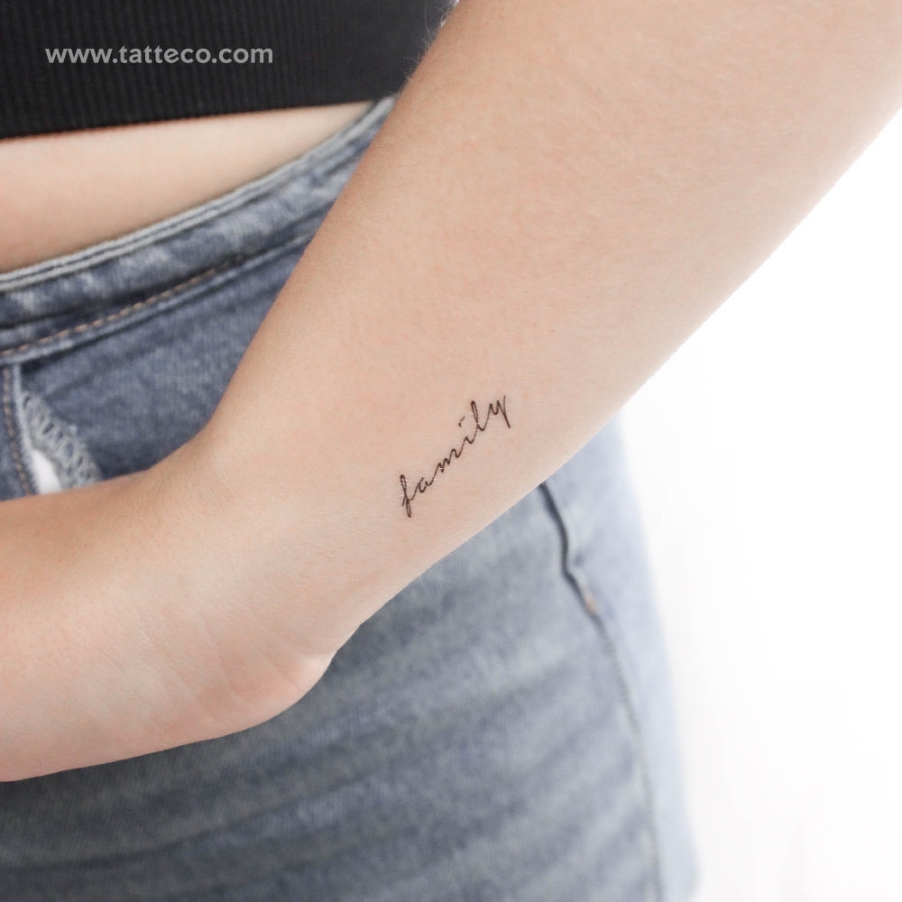 Family Temporary Tattoo - Set of 3