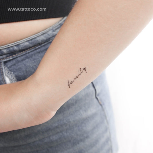Family Temporary Tattoo - Set of 3