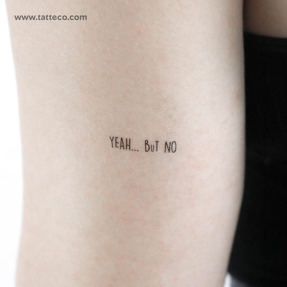 Sí... Pero no tatuajes temporales - Set de 3
