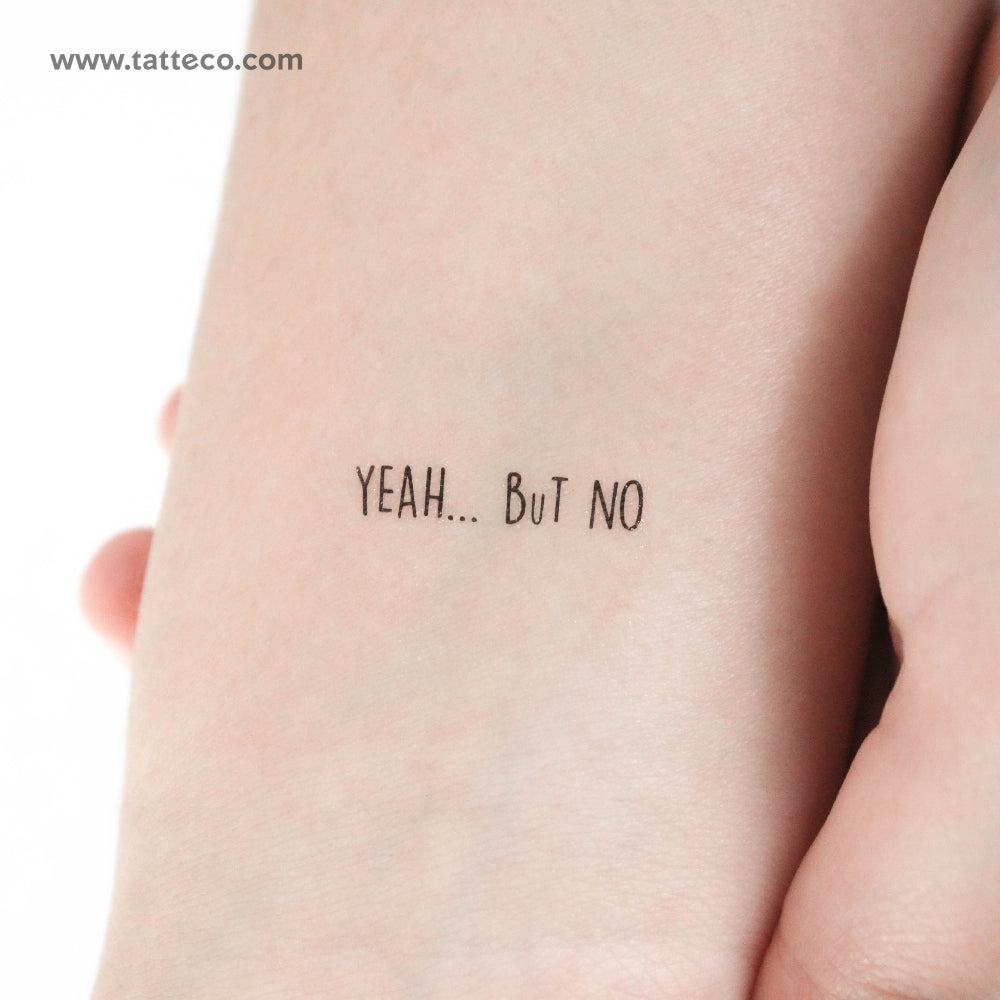 Sí... Pero no tatuajes temporales - Set de 3