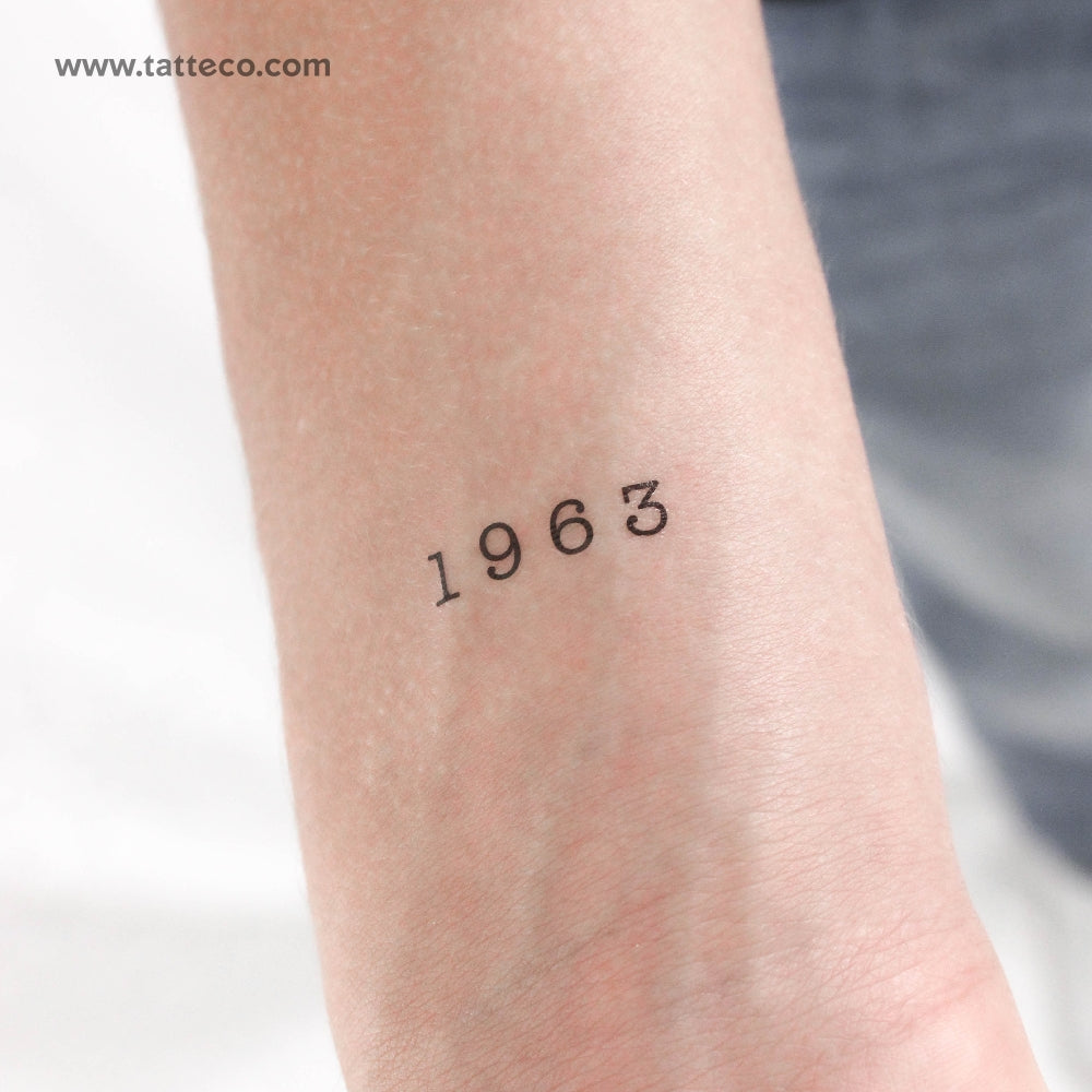 1963 Temporary Tattoo - Set of 3