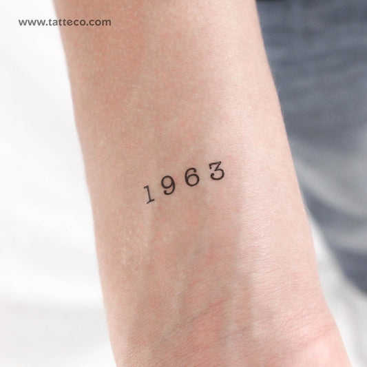1963 Temporary Tattoo - Set of 3