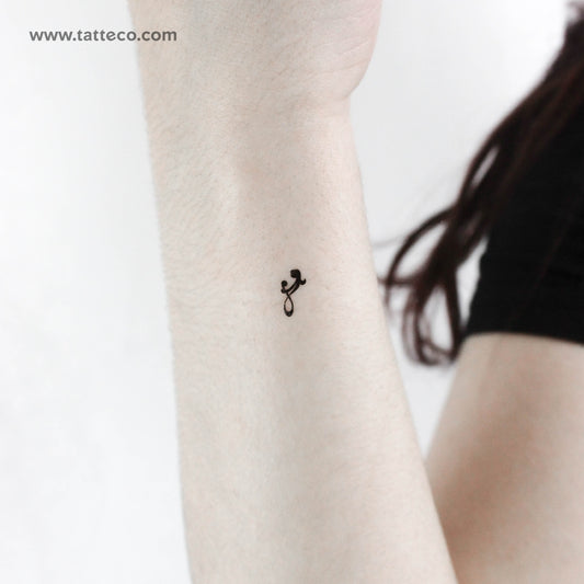 Tatuaje temporal pequeño de madre e hijo (juego de 3)
