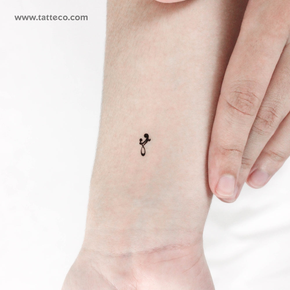 Tatuaje temporal pequeño de madre e hijo (juego de 3)