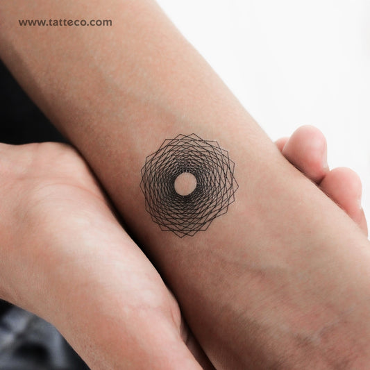 Tatuaje temporal fractal Dodeca - Juego de 3