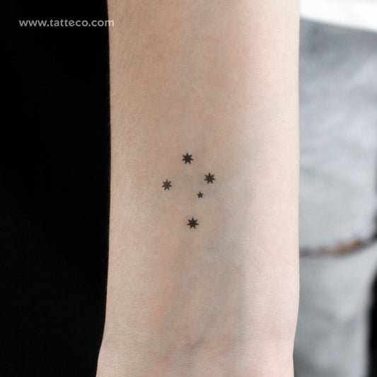 Tatuaje temporal de la constelación Crux - Juego de 3