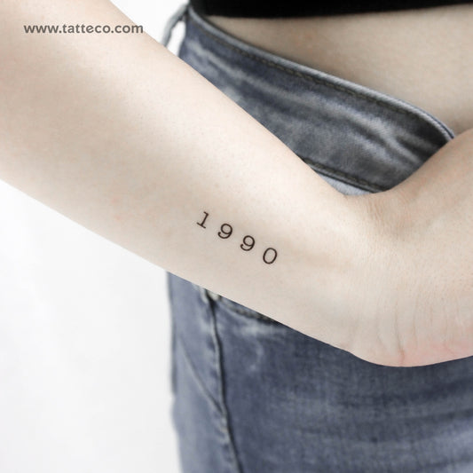Tatuaje temporal de 1990 (juego de 3)