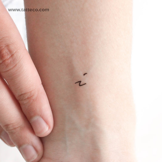 I Handwritten Letter Temporary Tattoo - Set of 3