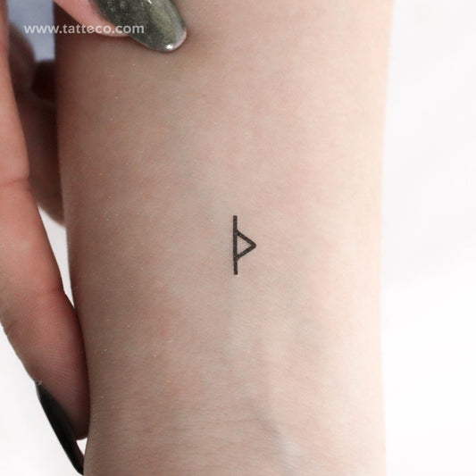 Tatuaje temporal de la runa Thurizas - Juego de 3