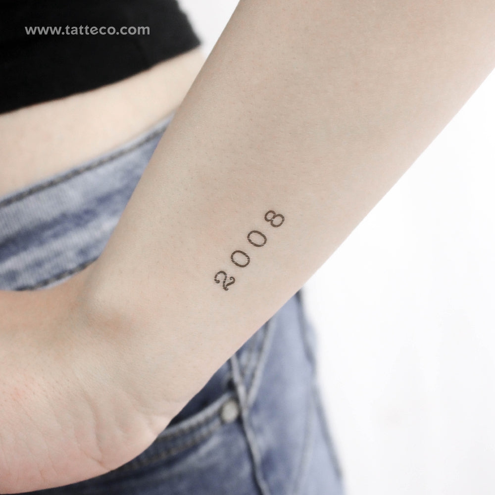 2008 Temporary Tattoo - Set of 3