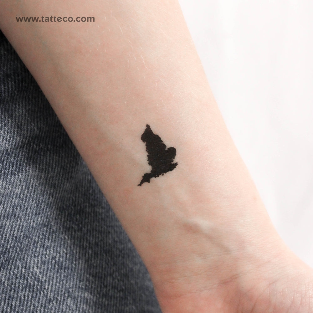 Tatuaje temporal pequeño del mapa de Inglaterra (juego de 3)