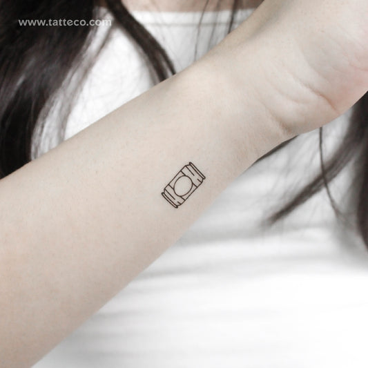 Beer Can Temporary Tattoo - Set of 3