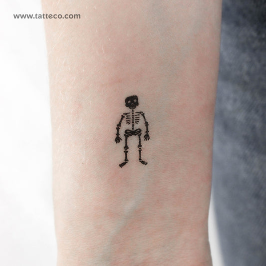 Little Skeleton Temporary Tattoo - Set of 3