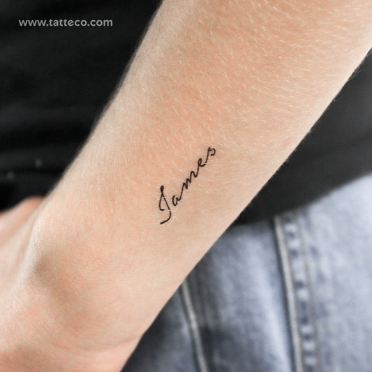 Tatuaje temporal de James - Juego de 3
