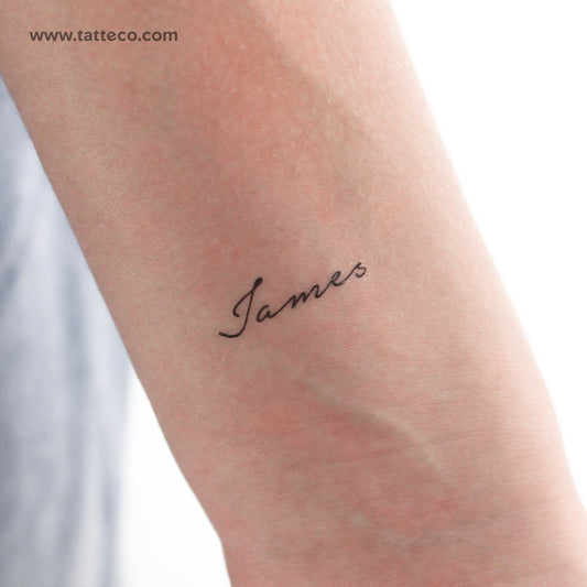 Tatuaje temporal de James - Juego de 3